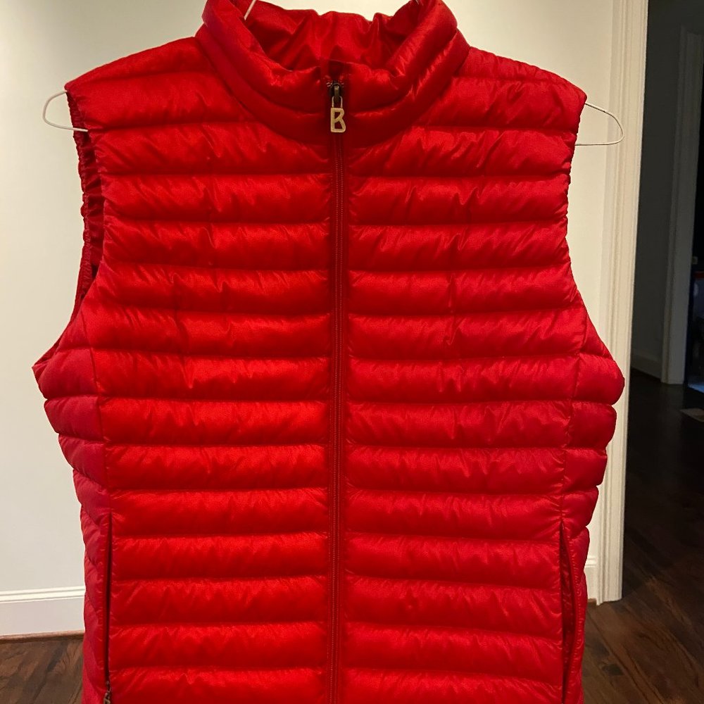 Bogner Down Vest Red Women's Size US 14 (XL)